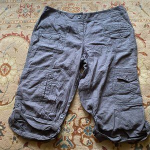 Gray Dual Length Cargo Pants, Size 12, NWT